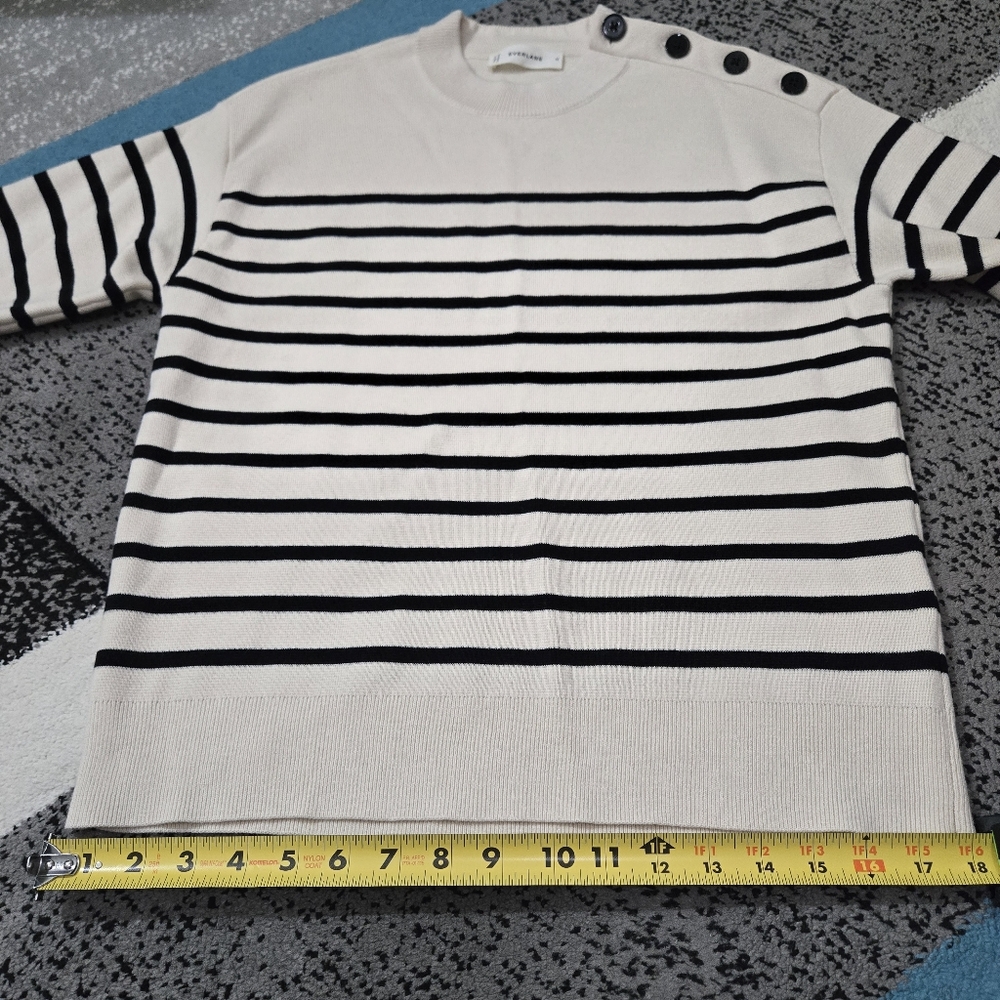 Everlane The Mariner Crew Sweater, Wool/Cotton, M, NWOT - Picture 6 of 15